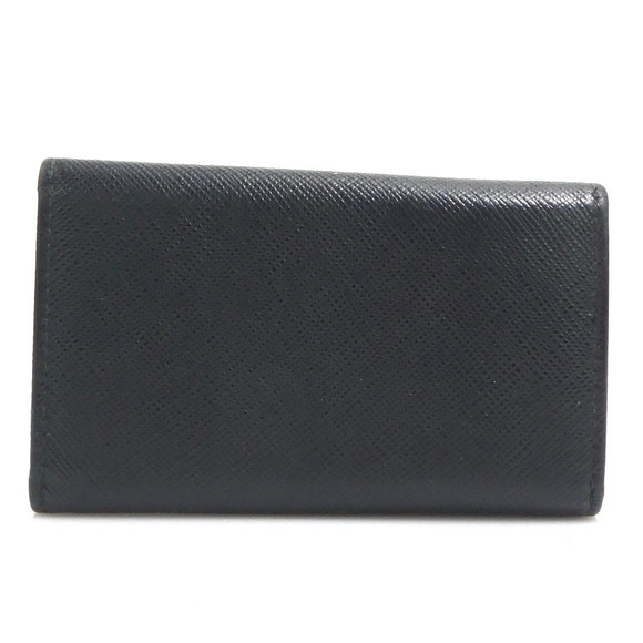 Prada leather card business blue holder - Picture 1 of 4